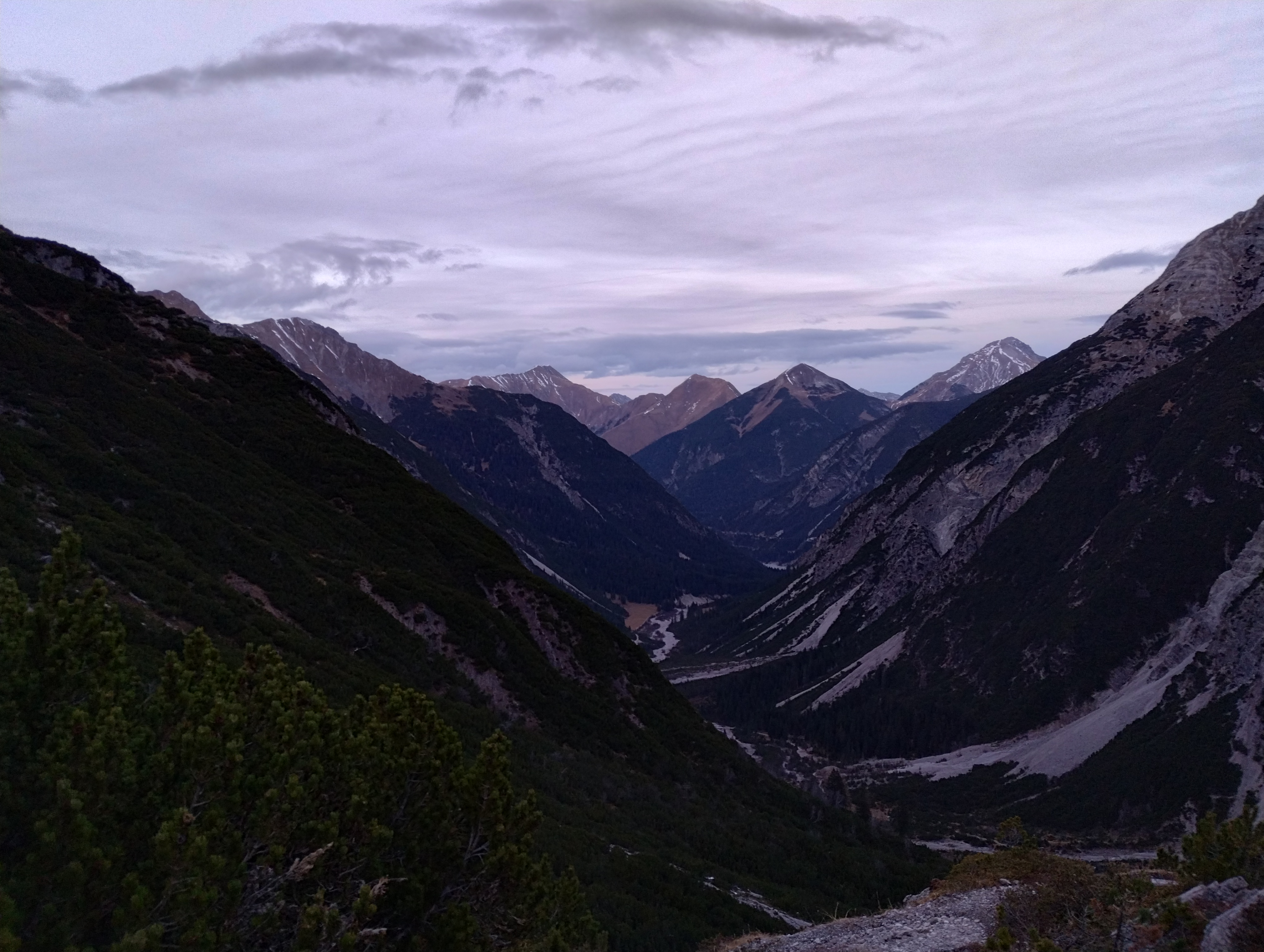 valley in the alps